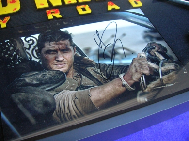 Tom Hardy Mad Max Fury Road Signed autograph COA