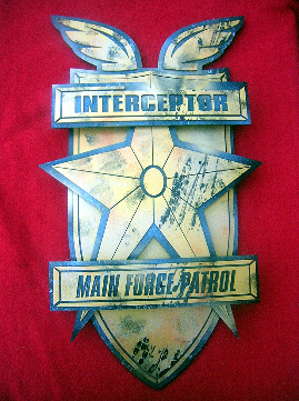 MAD MAX MFP Police Car emblem badge Fury Road Mel Gibson